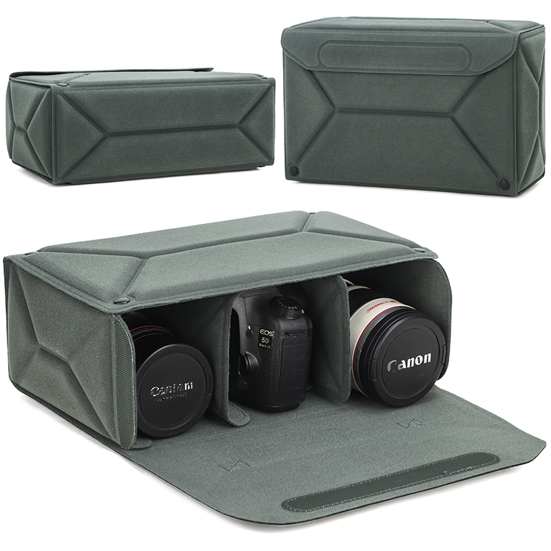 Photography Zone System - Multifunktionale Kamera-Einsatztasche Spiegellose DSLR-Schutzhülle Tragbare Objektiv-Fototasche