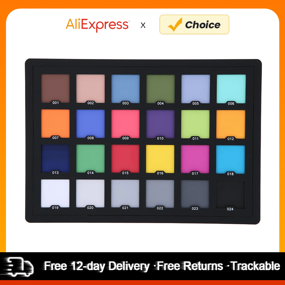 Color Checker Card - Professioneller 24-Farben-Kartentest für die hervorragende digitale