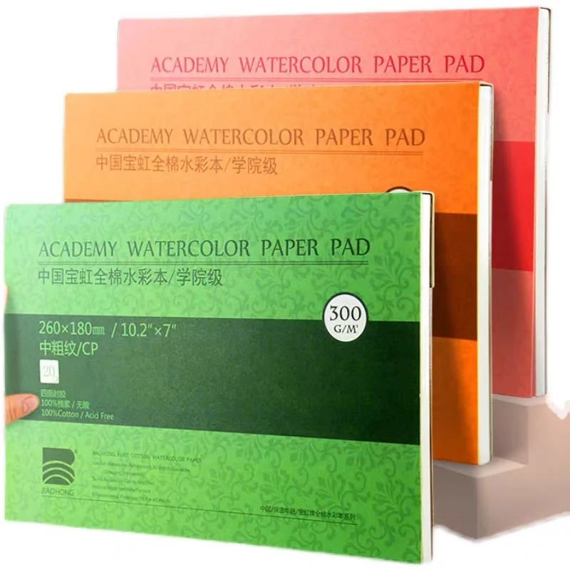 Photography Book - Aquarellpapier-Versiegelungsblock aus 100 % Baumwolle, 32