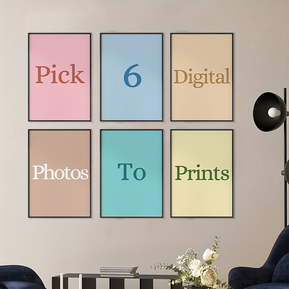 Photography Kit - 6-teiliges Set Personalisierter Leinwanddruck mit Foto,