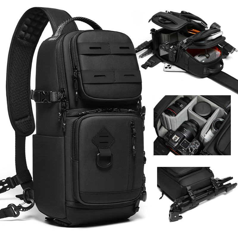 Photography Zone System - DSLR-Kamerarucksack, taktische kompakte Sling-Kameratasche, Umhängetasche, eine
