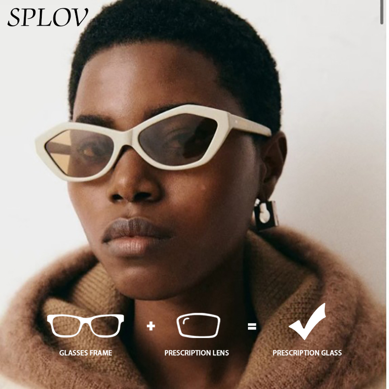 Photography Of A Man - SPLOV Korrektions-Sonnenbrille mit Katzenaugenrahmen für Damen,