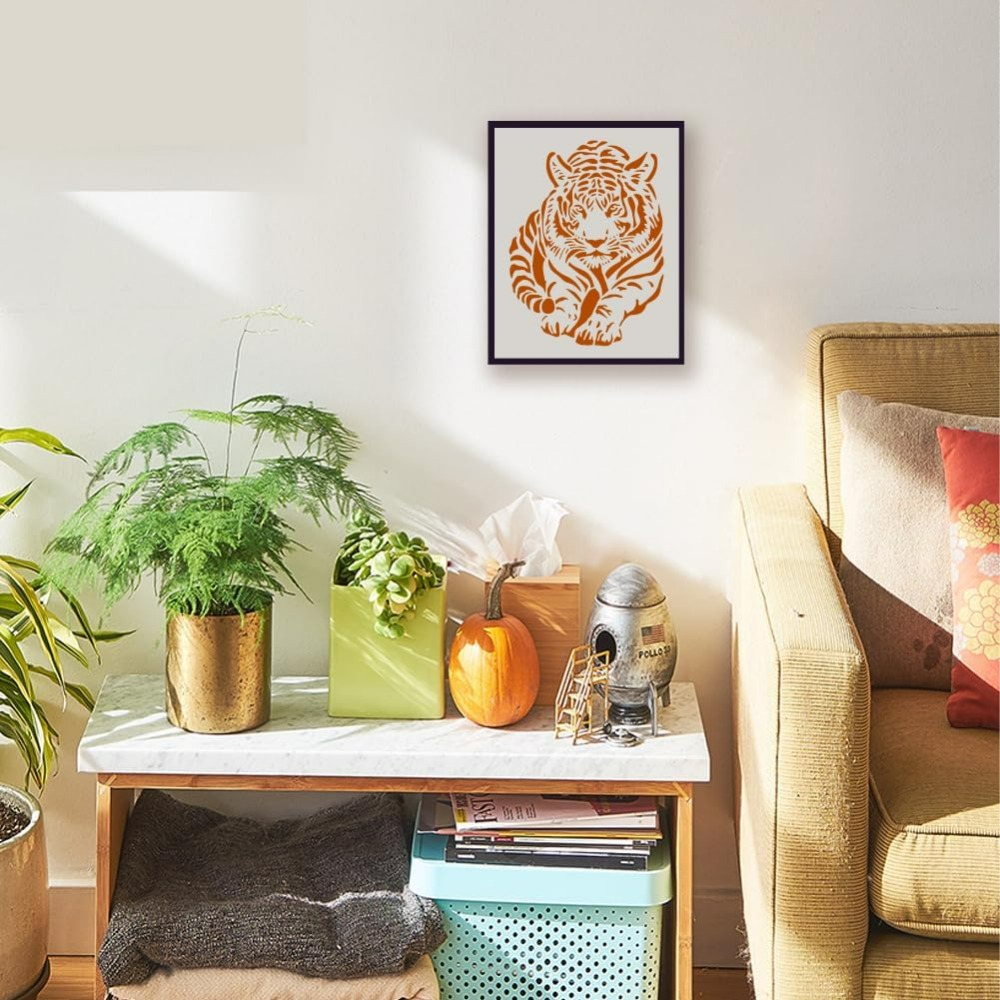 Tiger-Schablone mit Pinsel, 21 – Photography Technique Bewertung und Preis