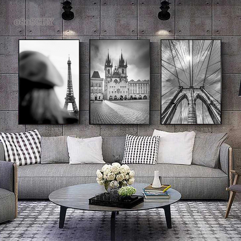 1 Stück rahmenloser, schwarz-w – Photography New York Bewertung und Preis