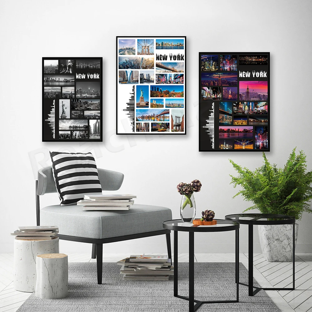 Modernes Fotoposter der Stadt  – Photography New York Bewertung und Preis