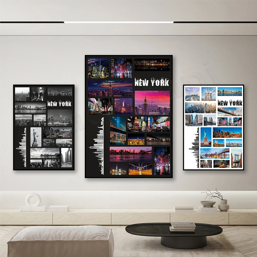 Modernes Fotoposter der Stadt  – Photography New York Bewertung und Preis
