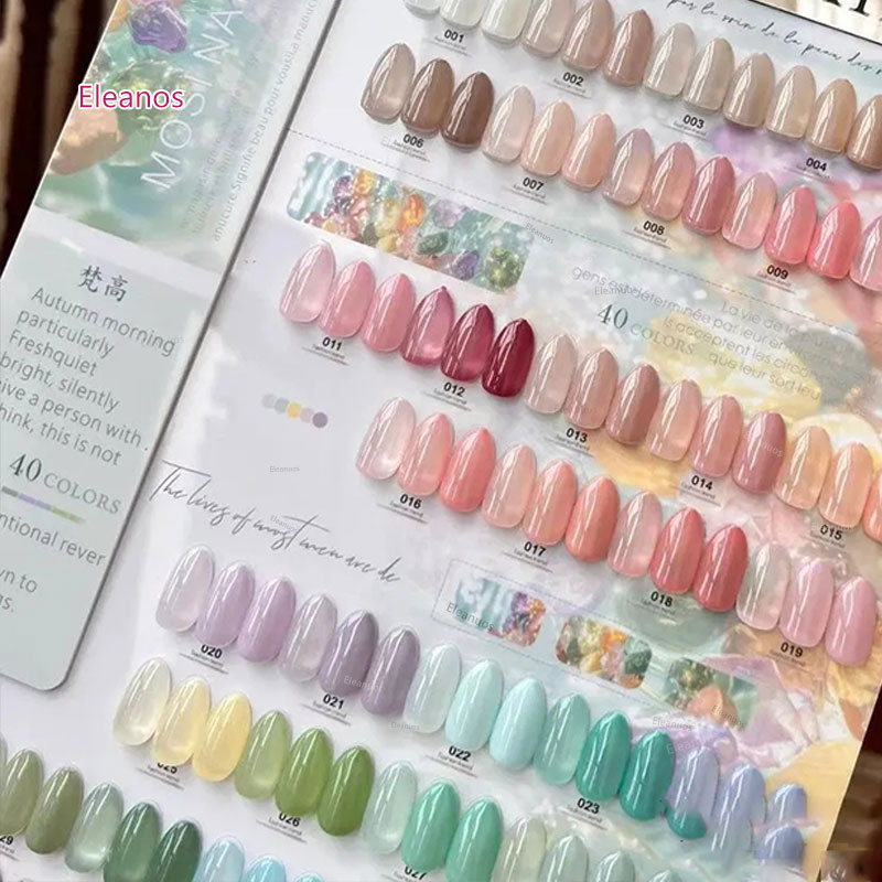 Eleanos 40 Farben 15 ml Jelly  – Color Checker Card Bewertung und Preis