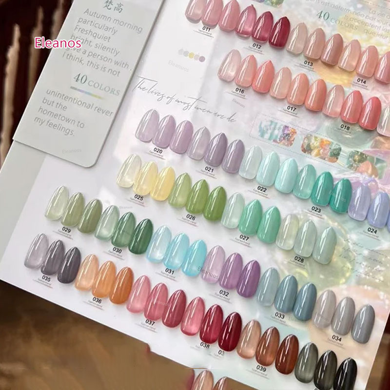Eleanos 40 Farben 15 ml Jelly  – Color Checker Card Bewertung und Preis