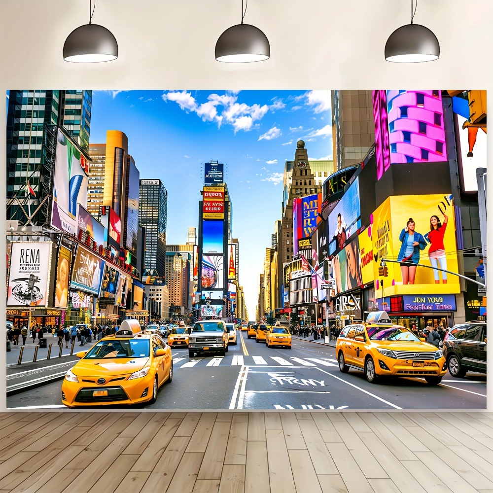 New York Times Square Wandtepp – Photography New York Bewertung und Preis