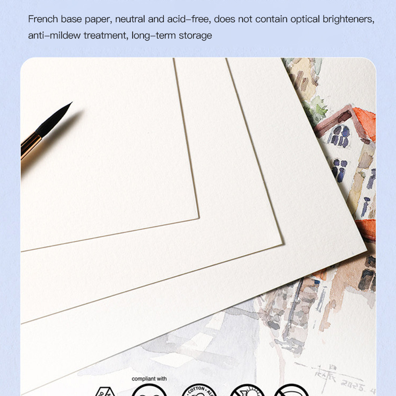 Quadratisches Aquarellbuch, mi – Photography Book Bewertung und Preis