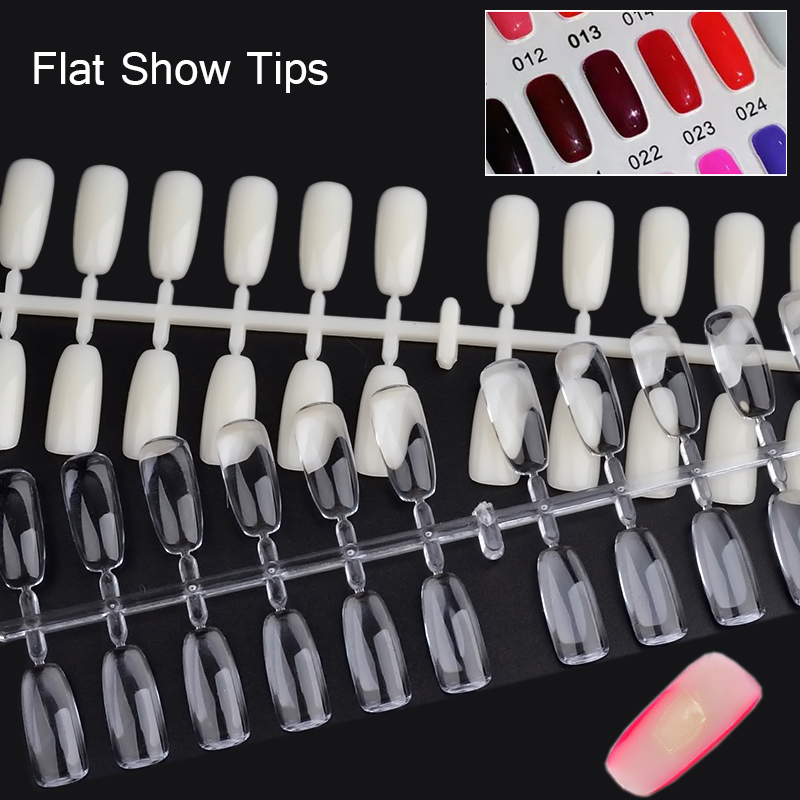 120 tipps Klar Runde Nagel Tip – Color Checker Card Bewertung und Preis