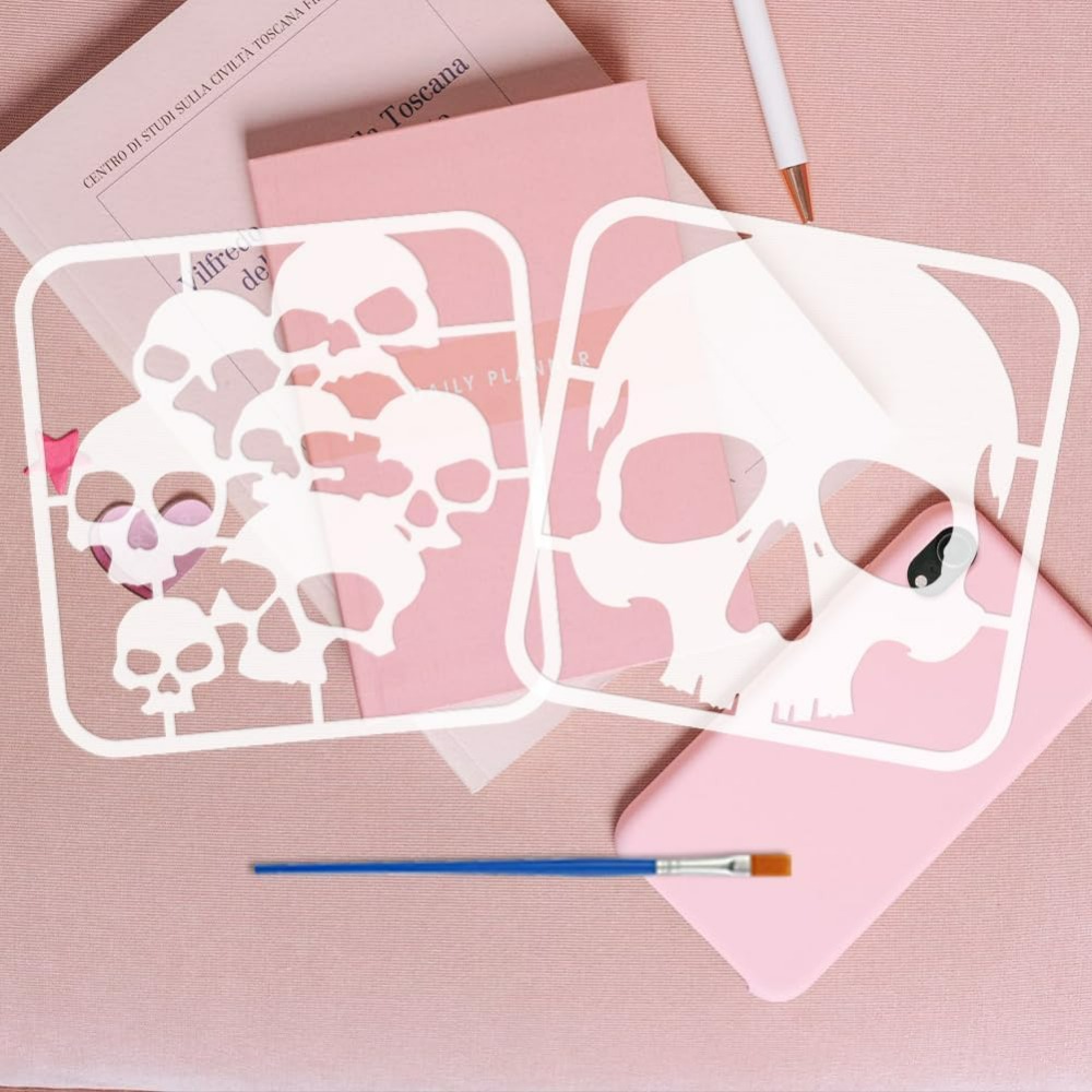 2 Stück Totenkopf-Muster-Schab – Photography Technique Bewertung und Preis