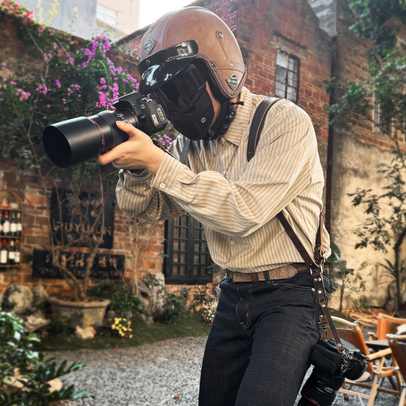 Neuer Echter Leder-Kameragurt  – Photography Of A Man Bewertung und Preis