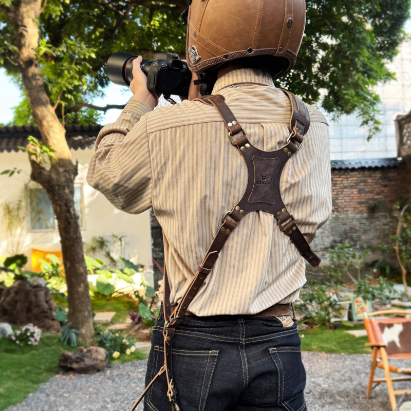 Neuer Echter Leder-Kameragurt  – Photography Of A Man Bewertung und Preis